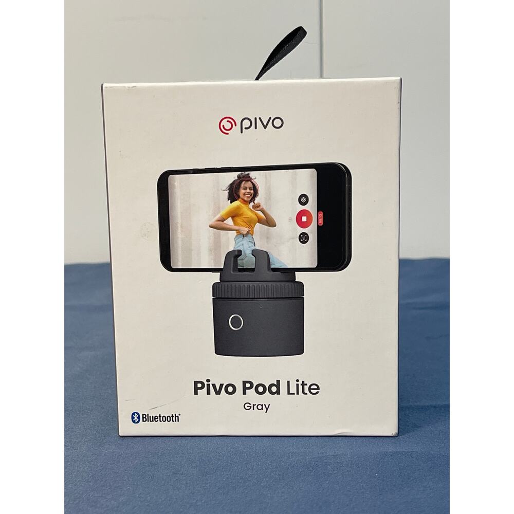 Pivo Pod Lite Gray Bluetooth Auto Tracking 360 Rotation Pre-owned